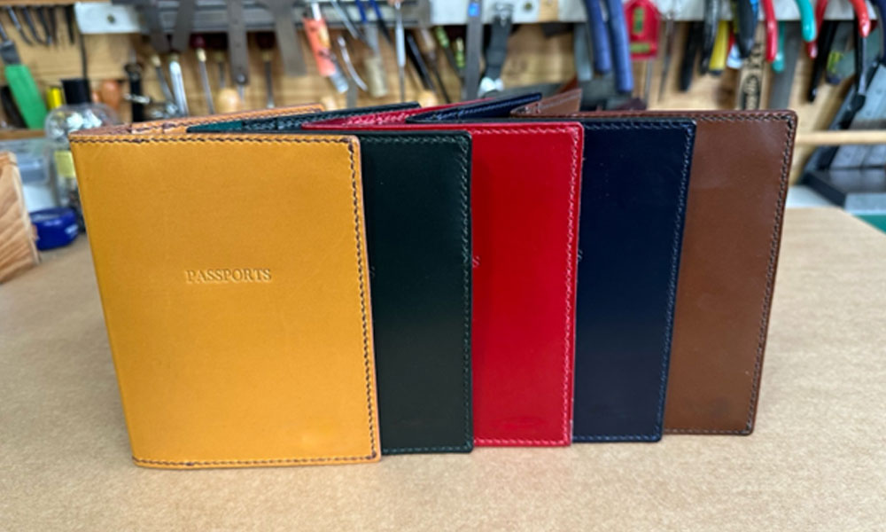 Bespoke Leather Passport Wallets